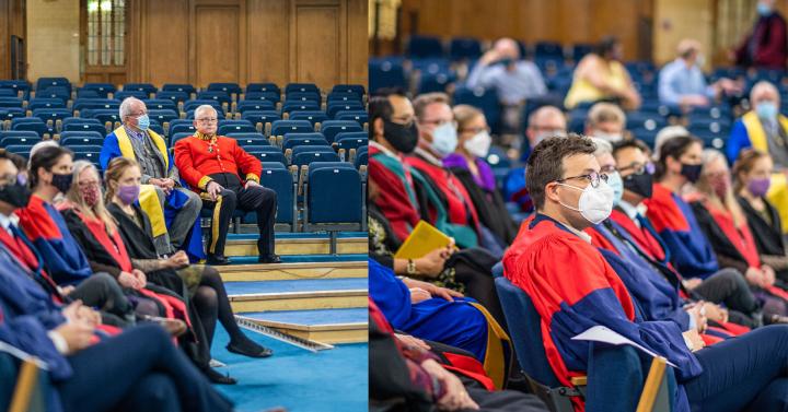 Colour image of the audience from the Opening Lecture 2021