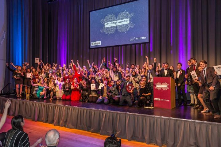 Image of students at Activities Awards 2017