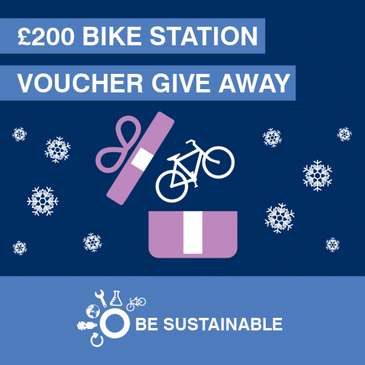 Be sustainable £200 bike give away