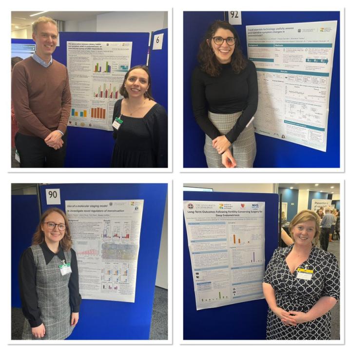From top left and clockwise – Professor Horne and Frankie Hearn-Yeates, Katherine Edgley, Dr Lucy Whitaker, and Dr Meaghan Griff
