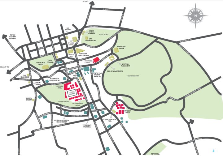 tack forseelser spontan Campus Information and Map | The University of Edinburgh