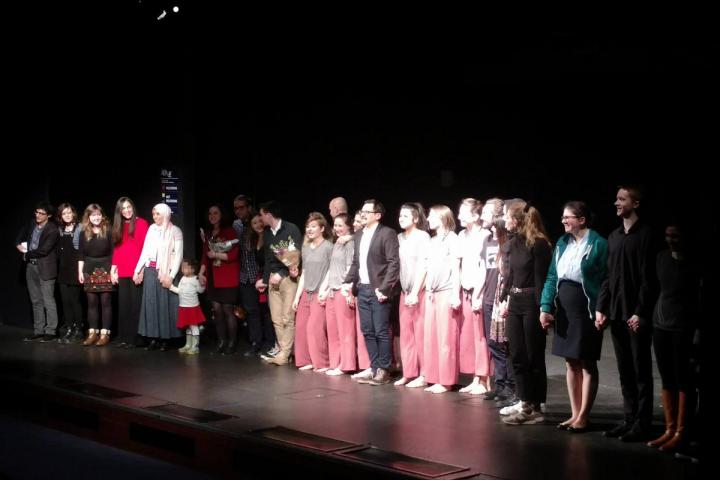 Cast of the play Europa a Lampedusa