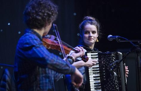 Musicians playing at the Edinburgh Gaelic Festival Cèilidh 2019