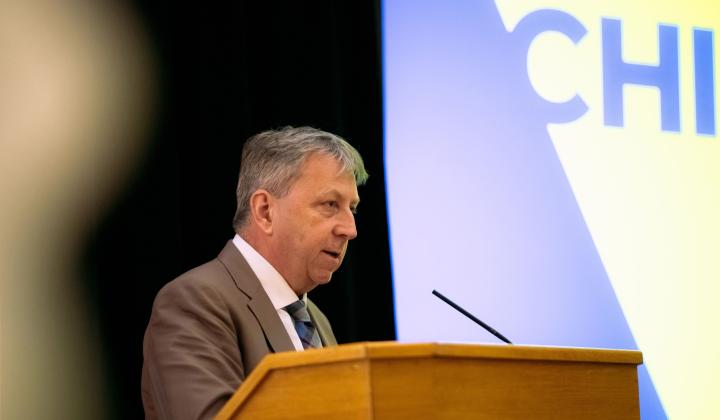 Professor Sir Peter Mathieson, Principal and Vice-Chancellor of the University of Edinburgh at the launch event of Childlight