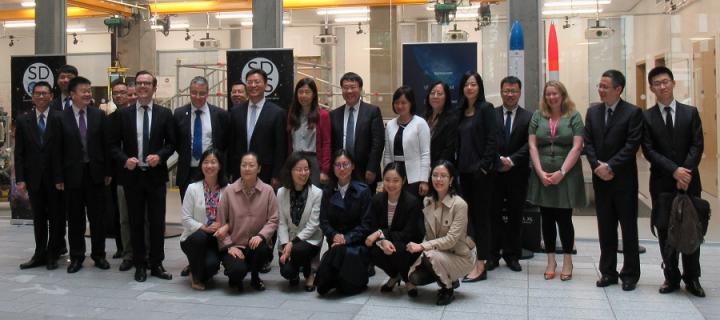 Chinese Delegation arrives at The Bayes Centre
