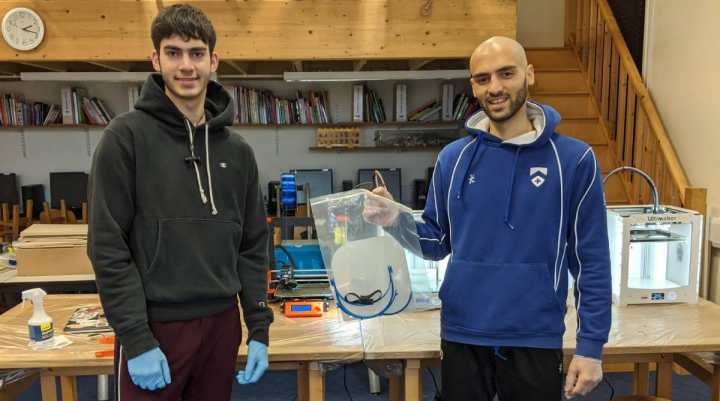 Augment Bionics team with printed mask