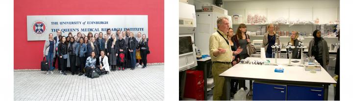 Danish group visits MRC CRH photos