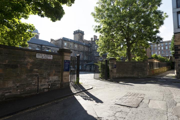 The entrance to the University's Edinburgh Centre for Carbon Innovation