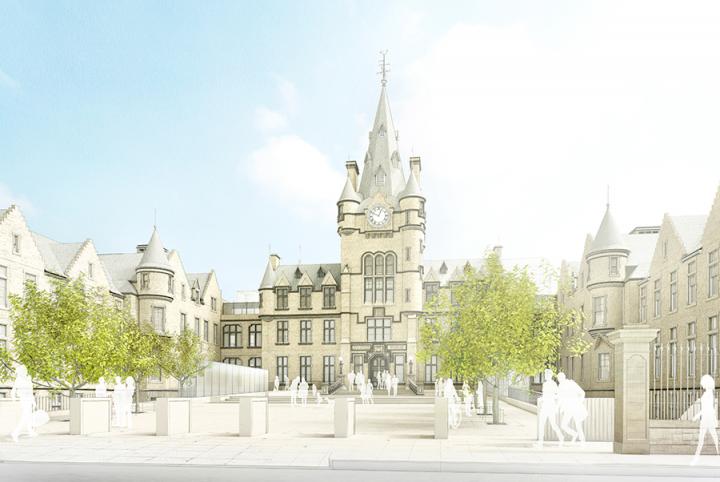 Edinburgh Futures Institute north square artist's impression