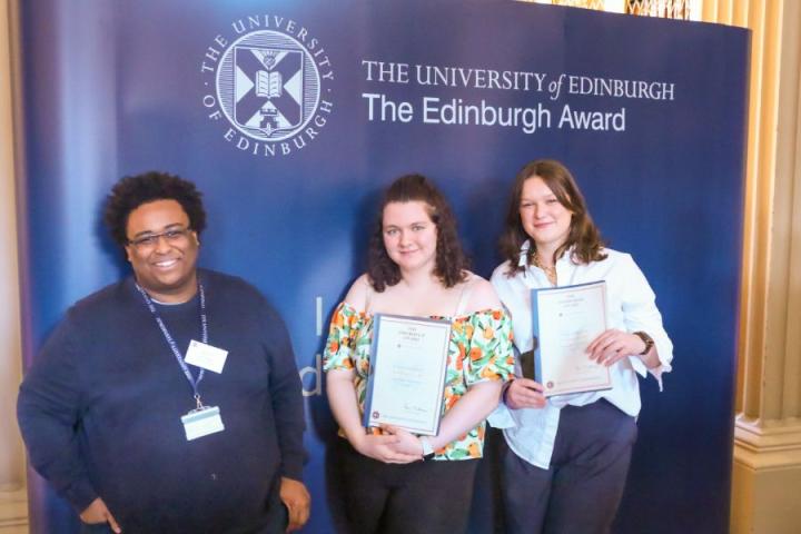Attendees at the Edinburgh Award