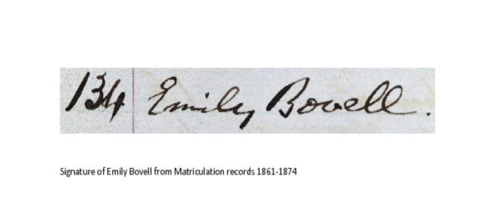 Emily Bovell signature