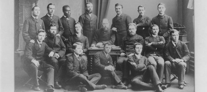 Members of Edinburgh Medical Missionary Society in 1884