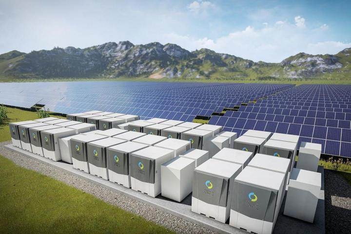 solar panel farm