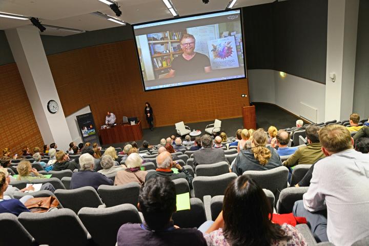 The question and answers session held with the director of the film via Skype