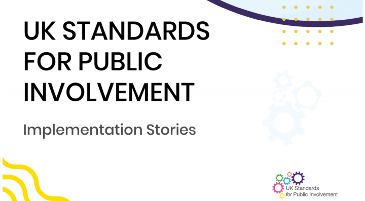 cover of UK Standards for Public Involvement