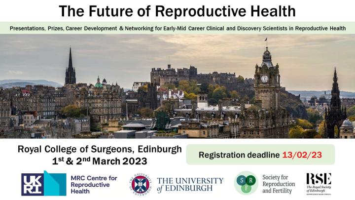 Poster for the Future of Reproductive Health Meeting taking place 1-2 March 2023