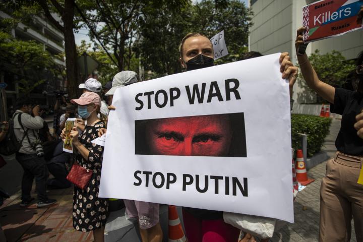 Protests against Russian invasion 