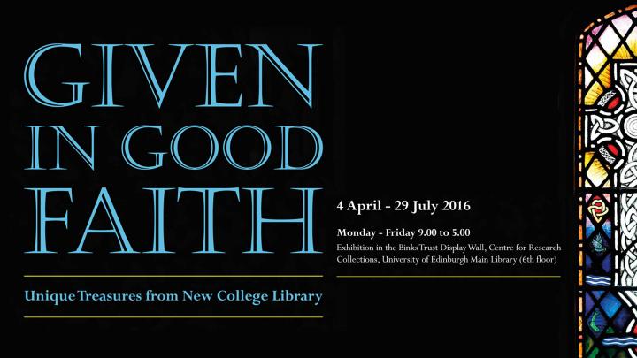 Given in Good Faith exhibition details