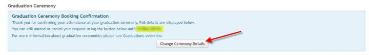 Image of graduations register change details page