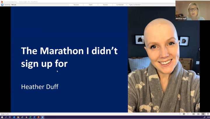 Heather Duff - The marathon I don't sign up for