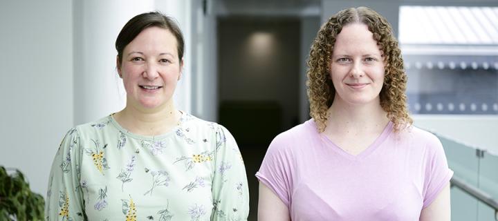 Alison Munro: Facility Manager (left) and Camilla Drake: Research Technician (right)