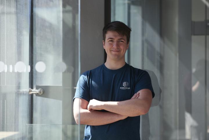 A photo of Niall McGrath, Engineering graduate and founder of Robocean 