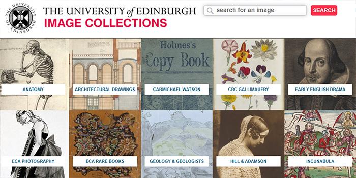University Image Collections Screencap