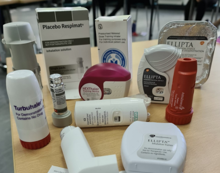 selection of placebo inhalers