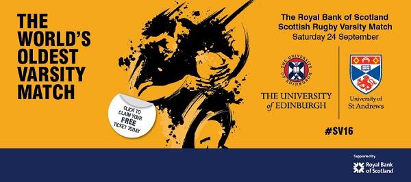 RBS Varsity Rugby match banner
