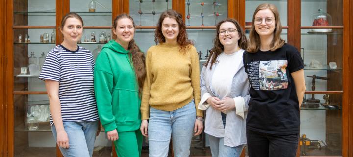 KNU students at the University of Edinburgh's School of Chemistry 