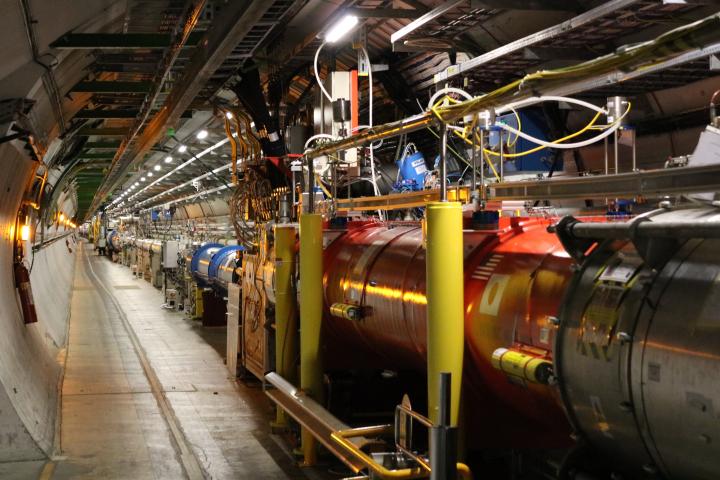 The Large Hadron Collider at CERN.