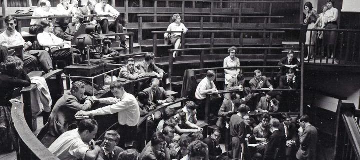 The MBChB Class of 1963 in between lectures