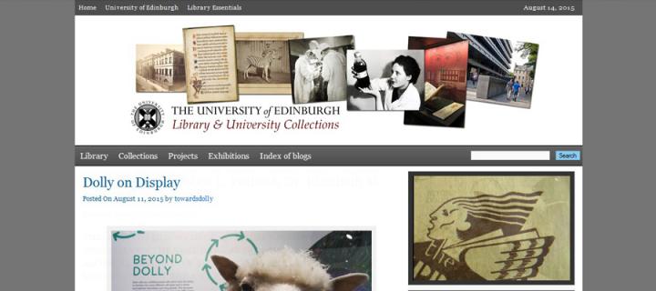 Library blogs homepage
