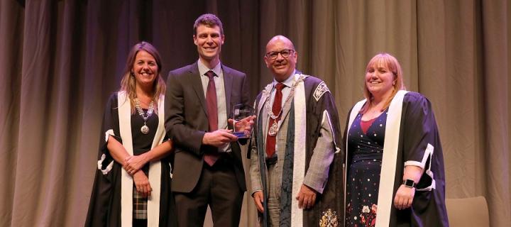 Luke Daines receives RCGP Scotland Award 2019