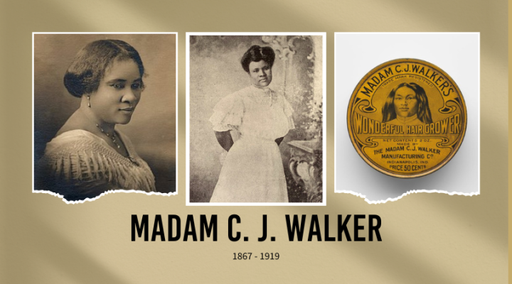 Madam C J Walker - female inventor 
