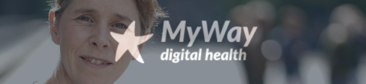 decorative image of the myway digital health logo
