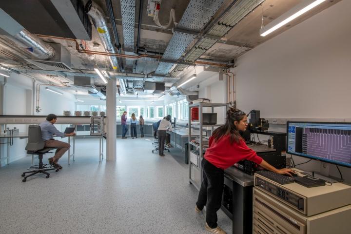 New lab space being used 