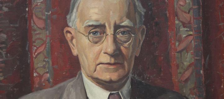 Portrait of Norman Kemp Smith by A. Bruce Thompson