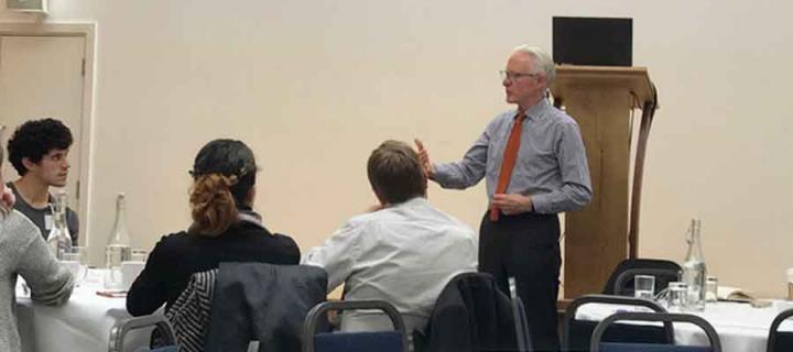 Picture of Norman Lamb MP at an event