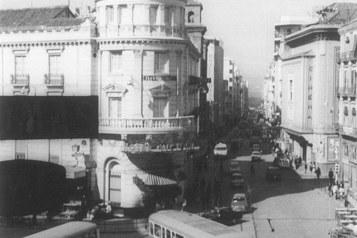 a vintage image of a Granada street