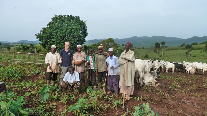 Livestock keepers in Cameroon group photo