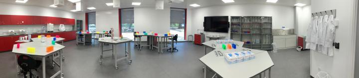 Panoramic photo of the EBSOC lab