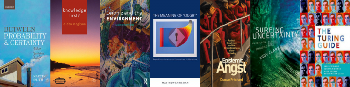 Book covers of recent philosophy book releases