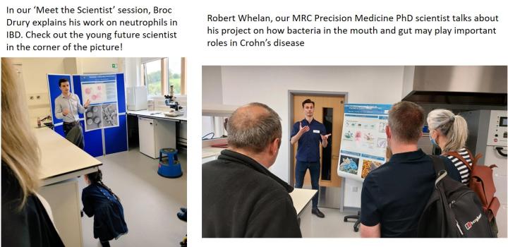 Image of Meet the Scientist Session and MRC Precision Medicine PhD scientist