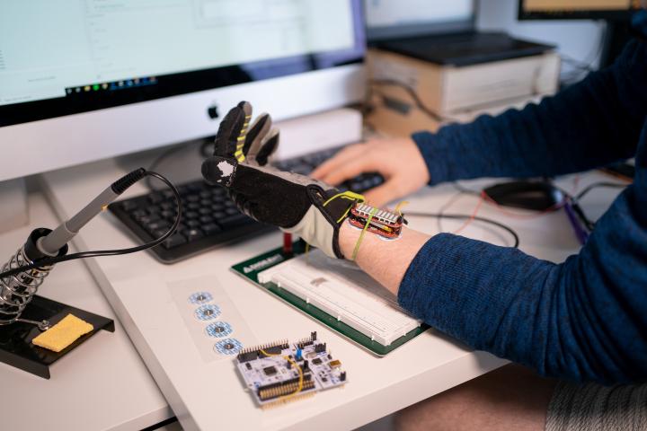Image of AI-powered robotic glove