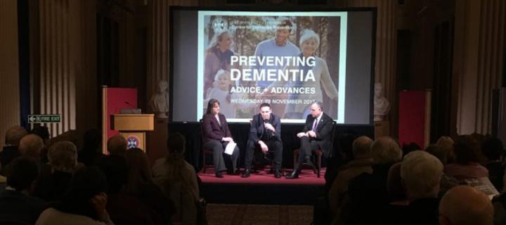 Panel of speakers at the Preventing Dementia Conference 2017