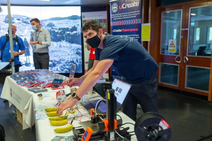 uCreate stall at the Main Library during Welcome Week 2021