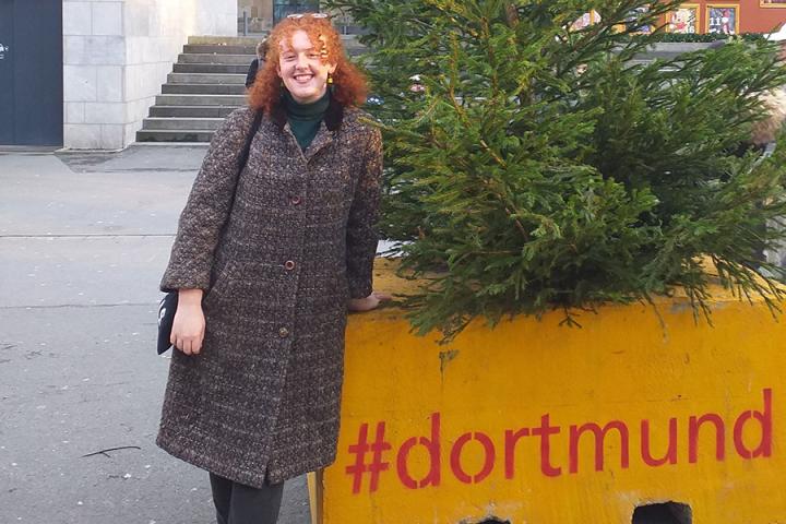 Photo of Rosie at Christmas in Dortmund