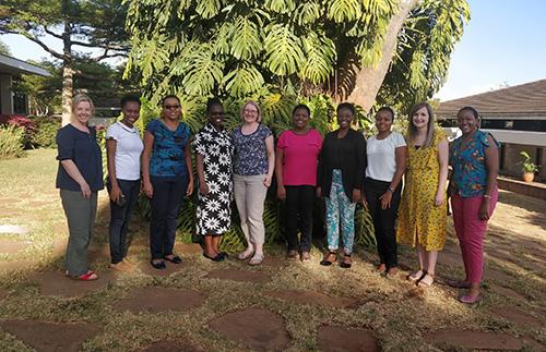 The Roslin team with the IVVN African Schools Outreach Programme team.