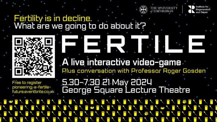 Fertility is in decline. What are we going to do about it? Fertile. An interactive video game plus conversation...